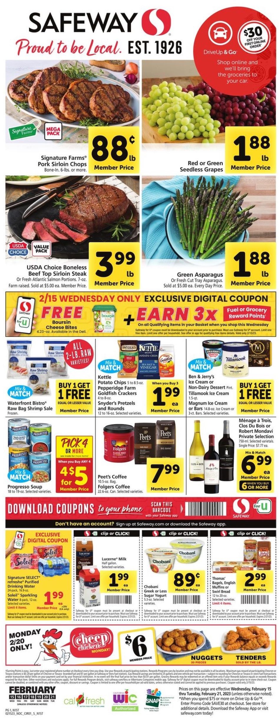 Safeway Weekly Ad Sale Feb 15 21, 2023 WeeklyAds2