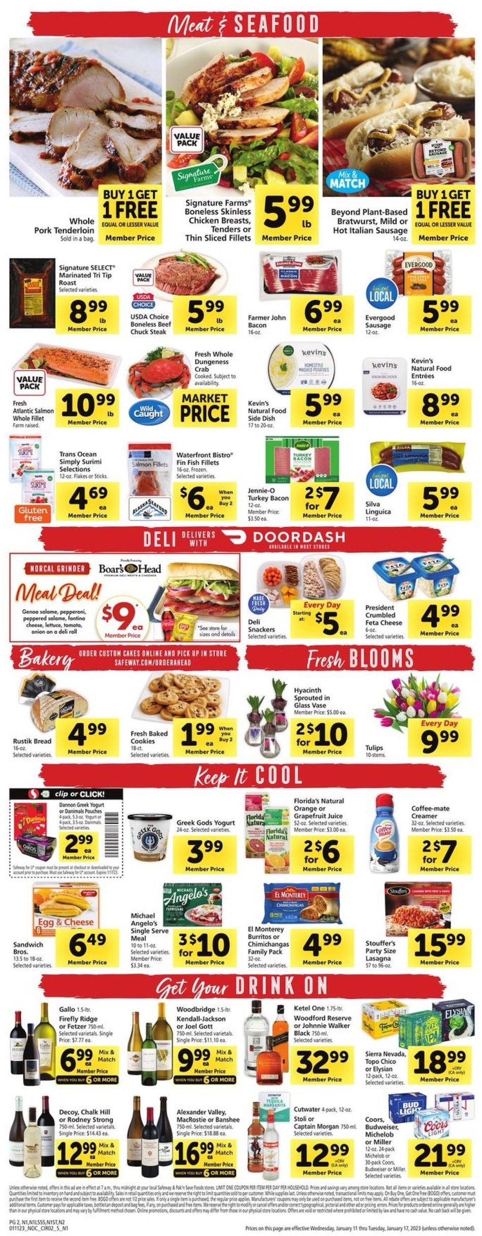 Safeway Weekly Ad Jan 11 17, 2023 WeeklyAds2