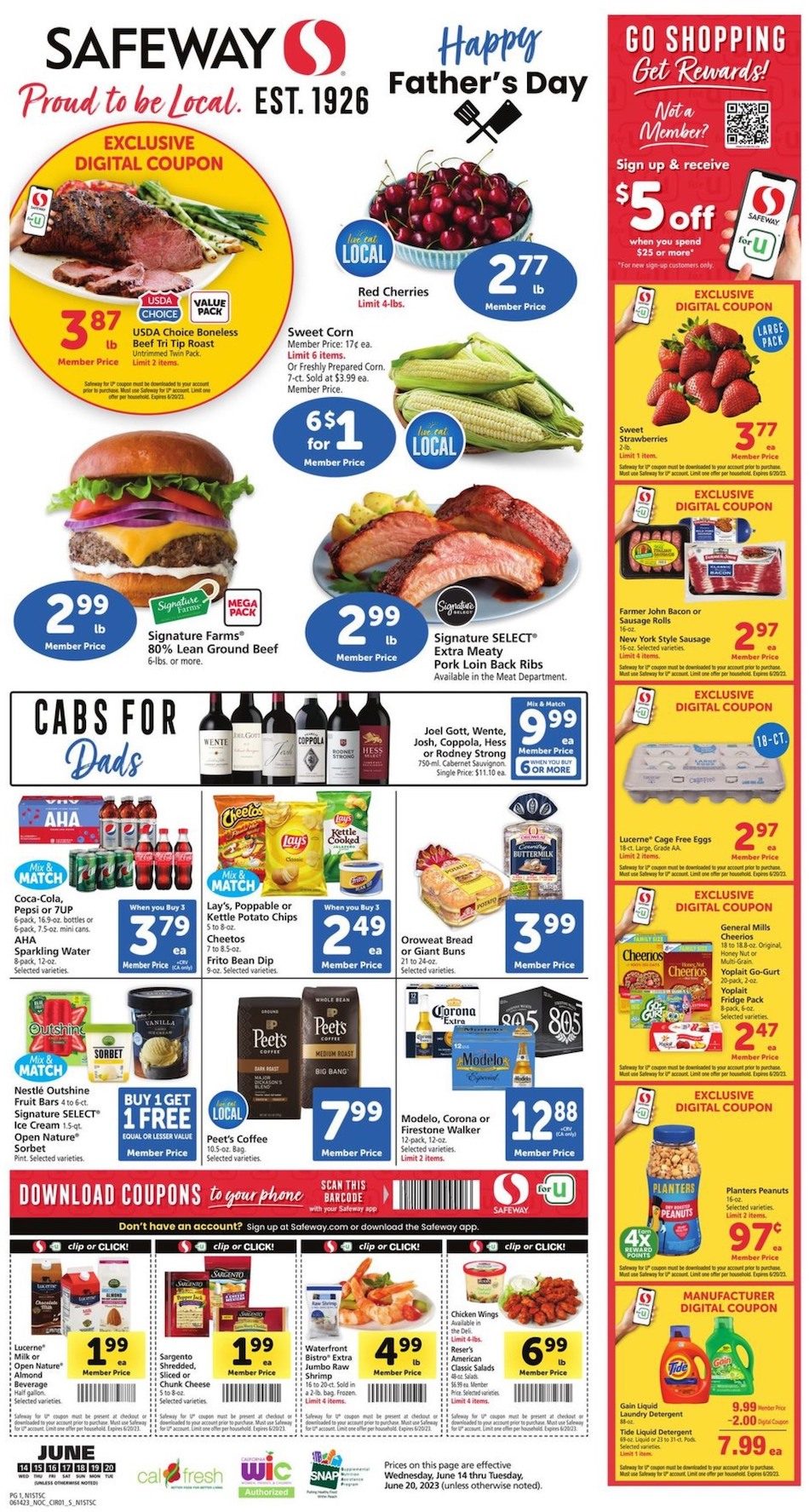 Safeway Weekly Ad Jun 14 20, 2023 WeeklyAds2