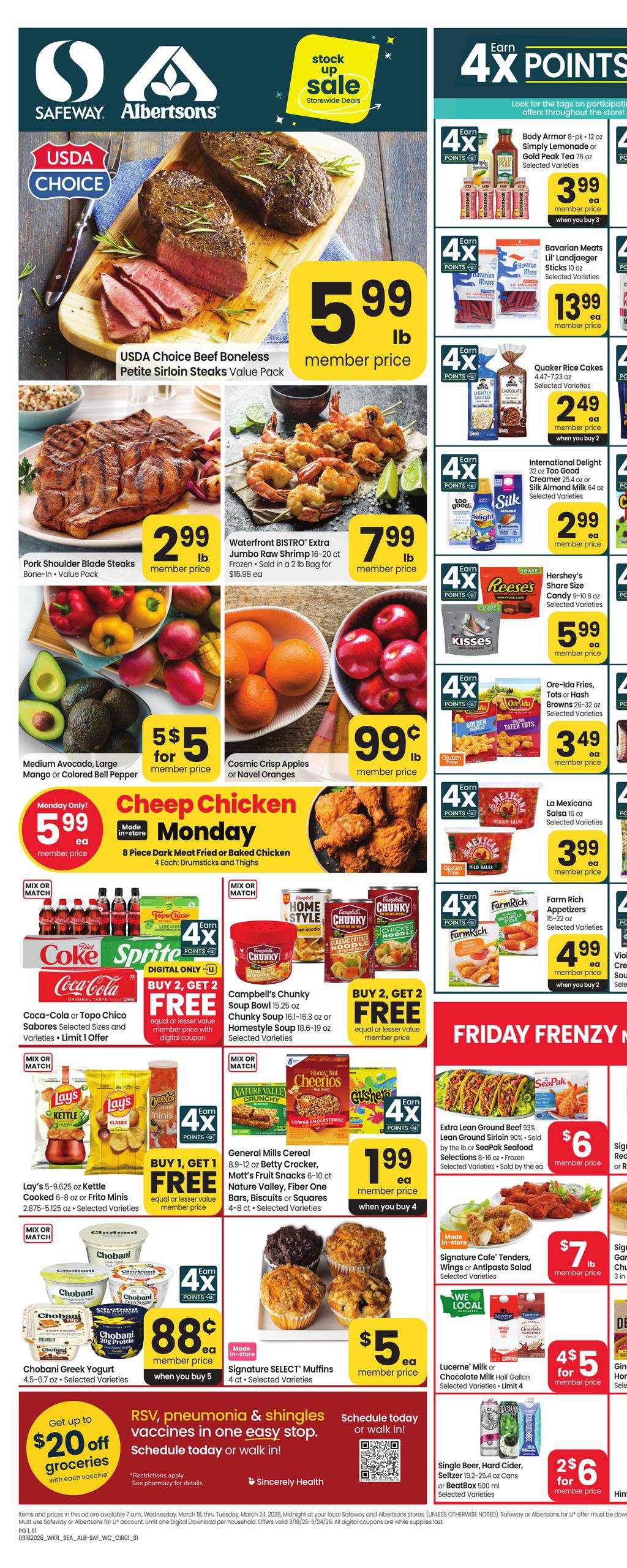 Safeway Weekly Ad March 18 - 24, 2026