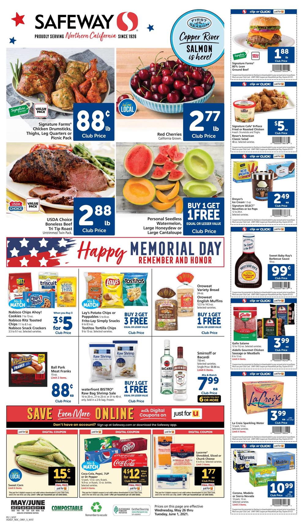 Safeway Weekly Ad May 26 Jun 1, 2021 WeeklyAds2