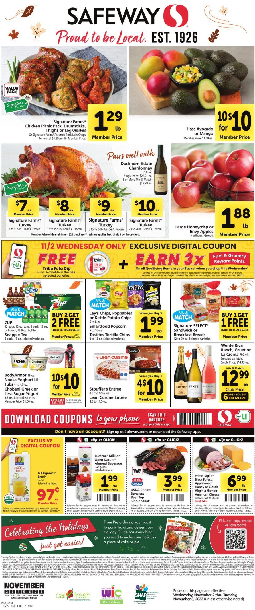 Safeway Weekly Ad Nov 2 8, 2022 WeeklyAds2