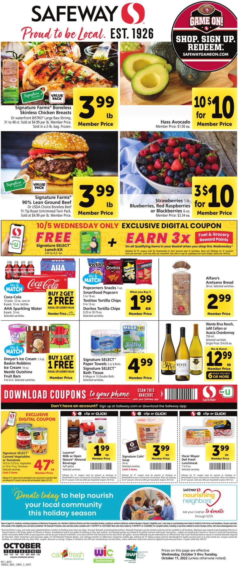 Safeway Weekly Ad Oct 5 11, 2022 WeeklyAds2