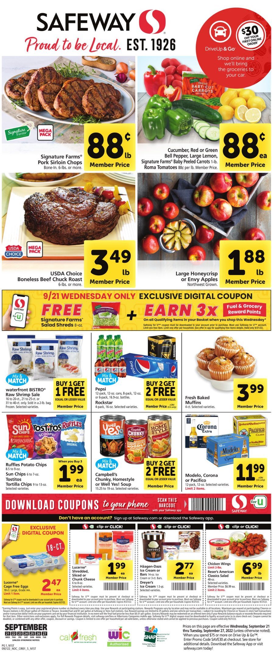 Safeway Weekly Ad Sep 21 27, 2022 WeeklyAds2