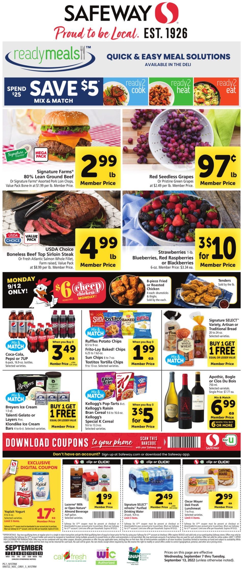 Safeway Weekly Ad Sep 7 - 13, 2022 - WeeklyAds2