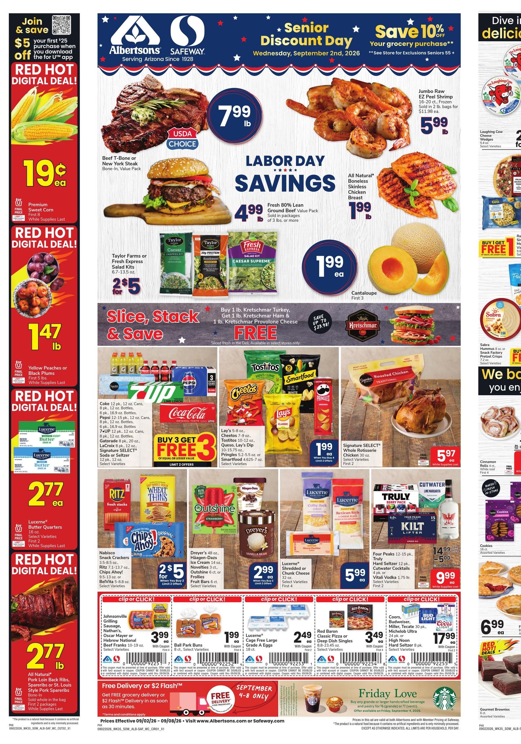 Safeway Weekly Ad September 2 - 8, 2026 page 1