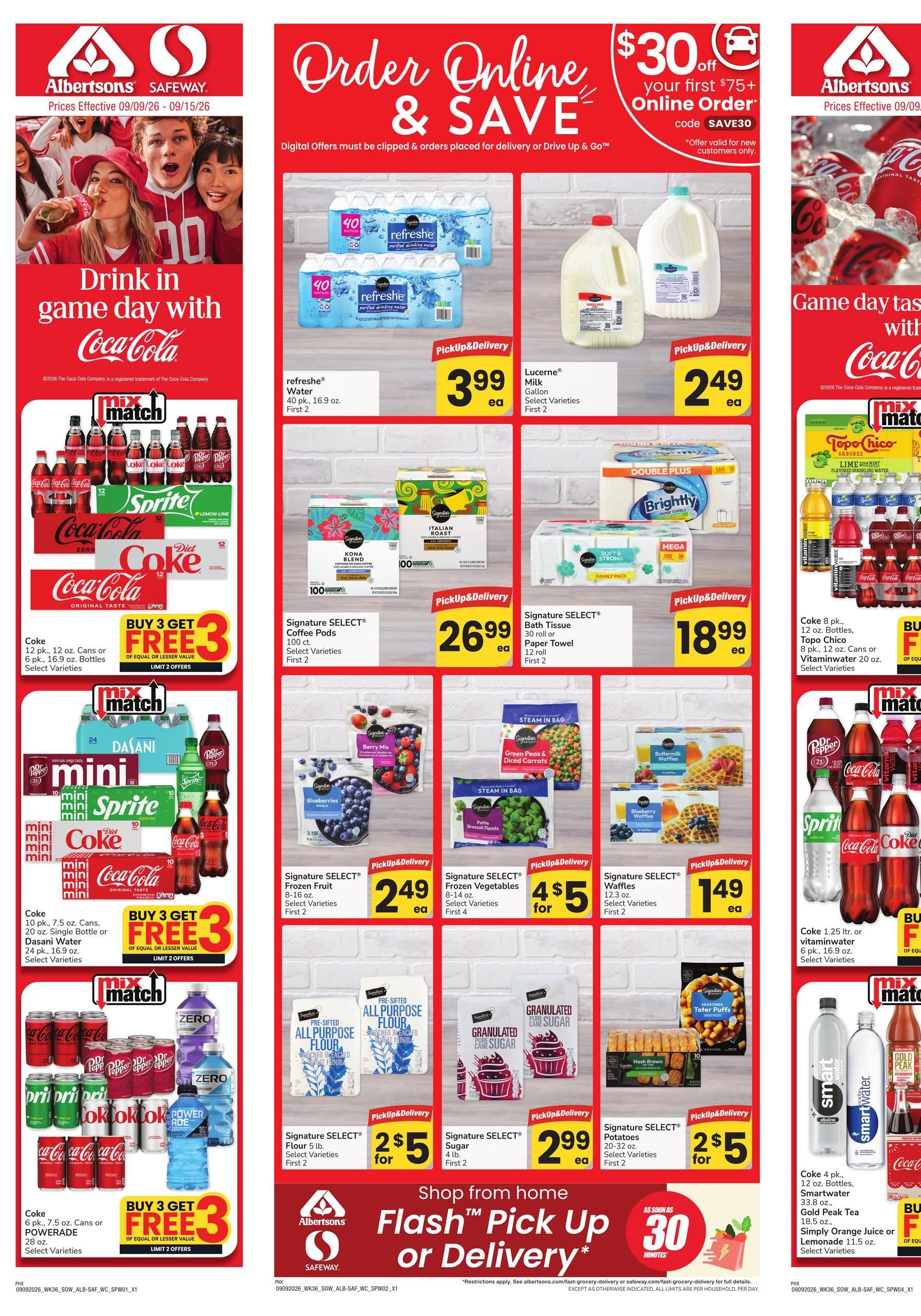 Safeway Weekly Ad September 9 - 15, 2026 page 1