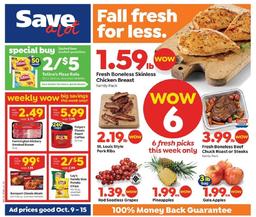 Save A Lot Weekly Ad Oct 9–15, 2019
