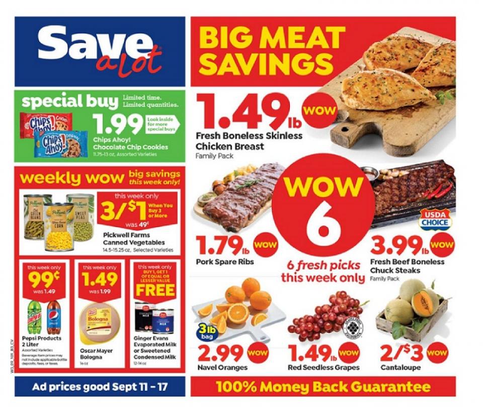 Save A Lot Weekly Ad Sep 11 - 17, 2019 - WeeklyAds2