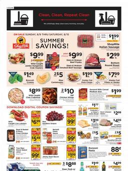 Shoprite Weekly Ad Aug 9 - 15, 2020