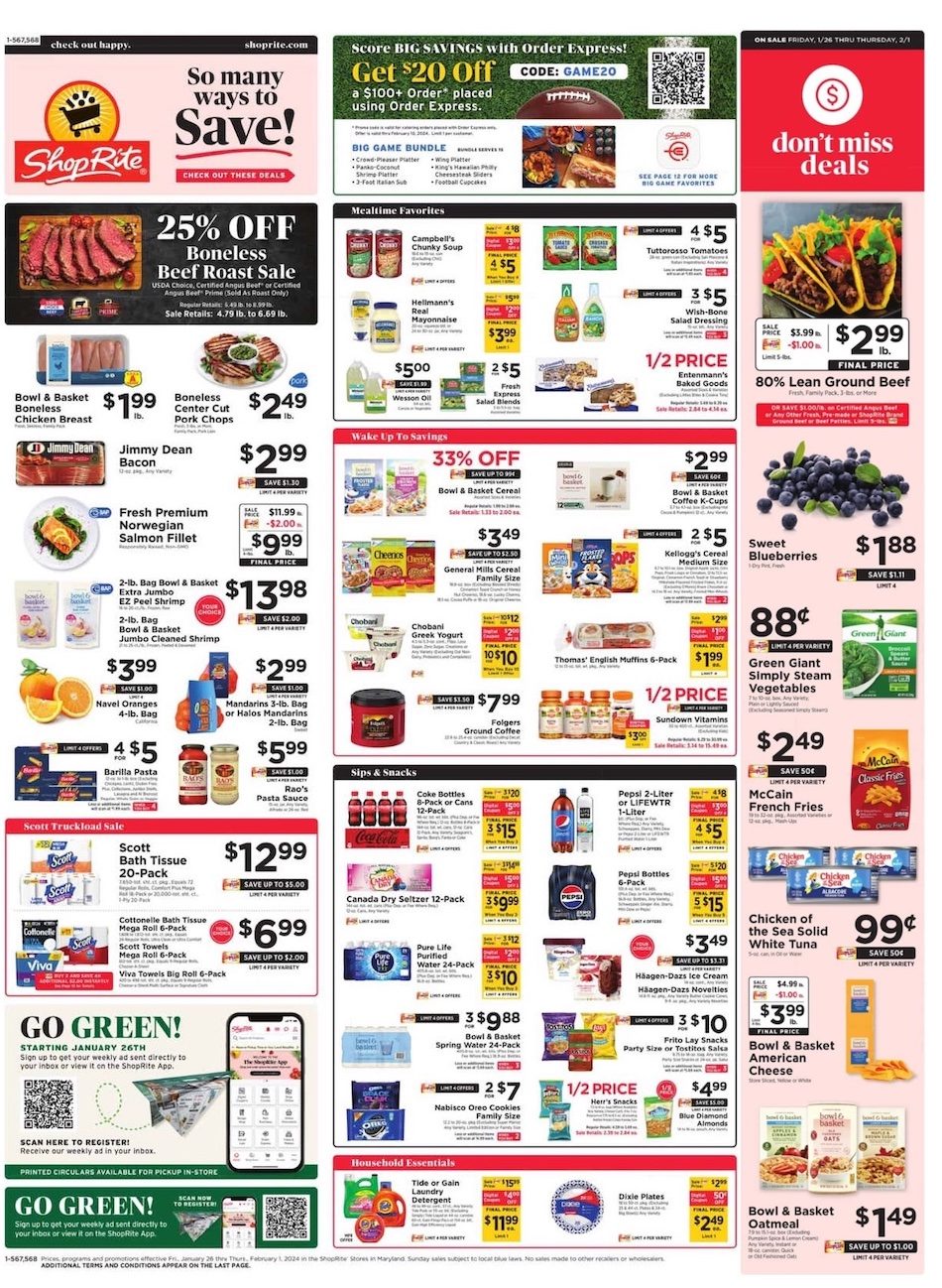 Shoprite Weekly Ad Jan 26 - Feb 1, 2024 - WeeklyAds2