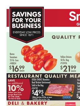 Smart and Final Ad Business - Foodservice August 26 - September 8, 2026