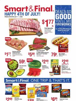 Smart and Final Ad Jul 1–7, 2020