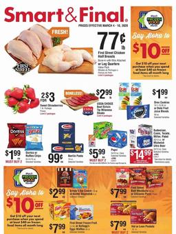 Smart and Final Ad Mar 4–10, 2020