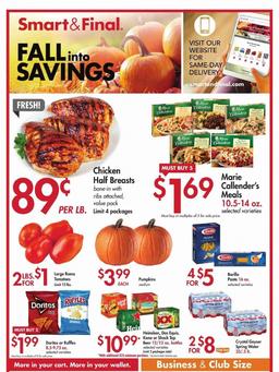 Smart and Final Ad Sep 25 - Oct 1, 2019