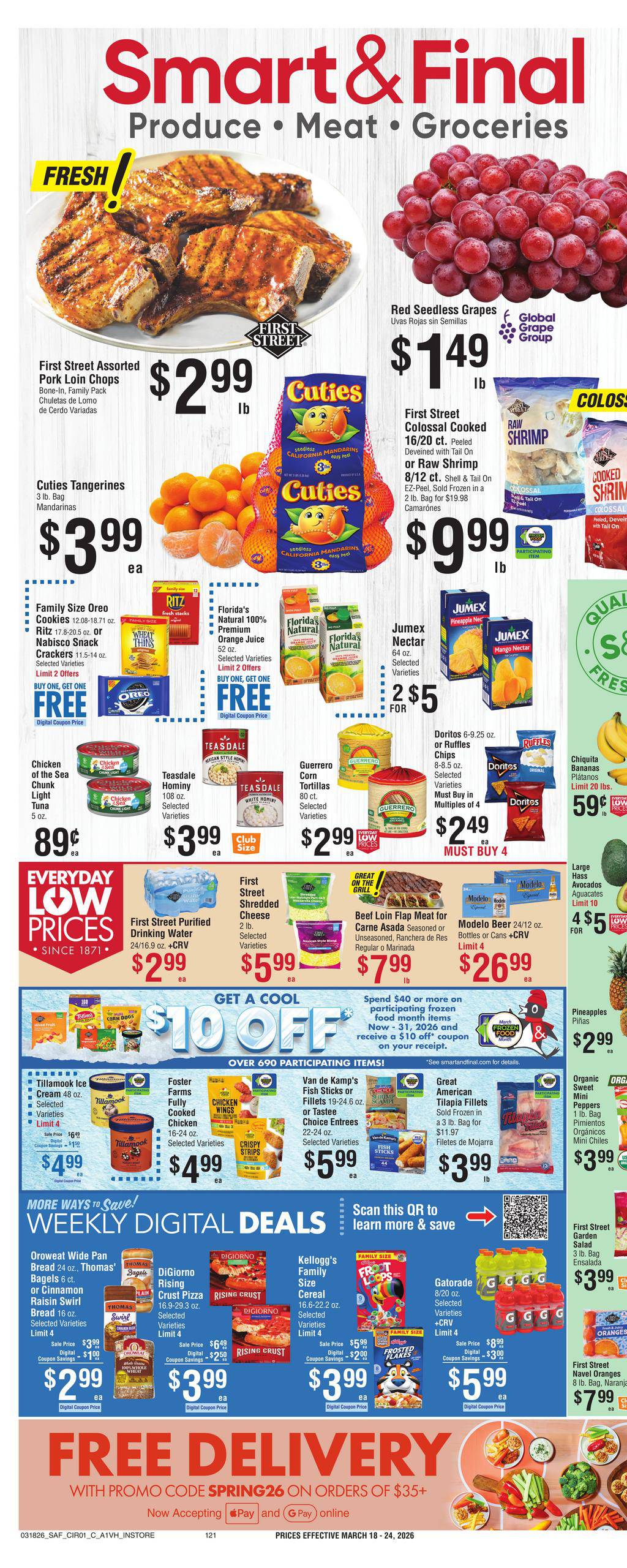 Smart and Final Weekly Ad March 18 - 24, 2026
