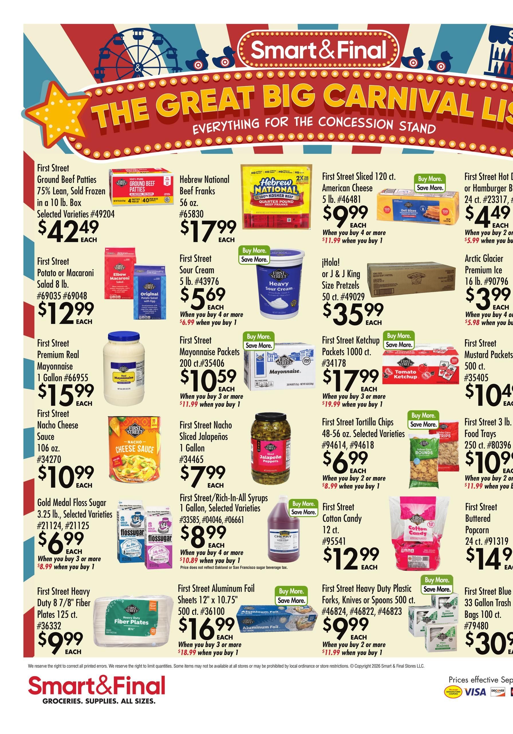 Smart & Final Business - Foodservice September 9 - 22, 2026 page 1