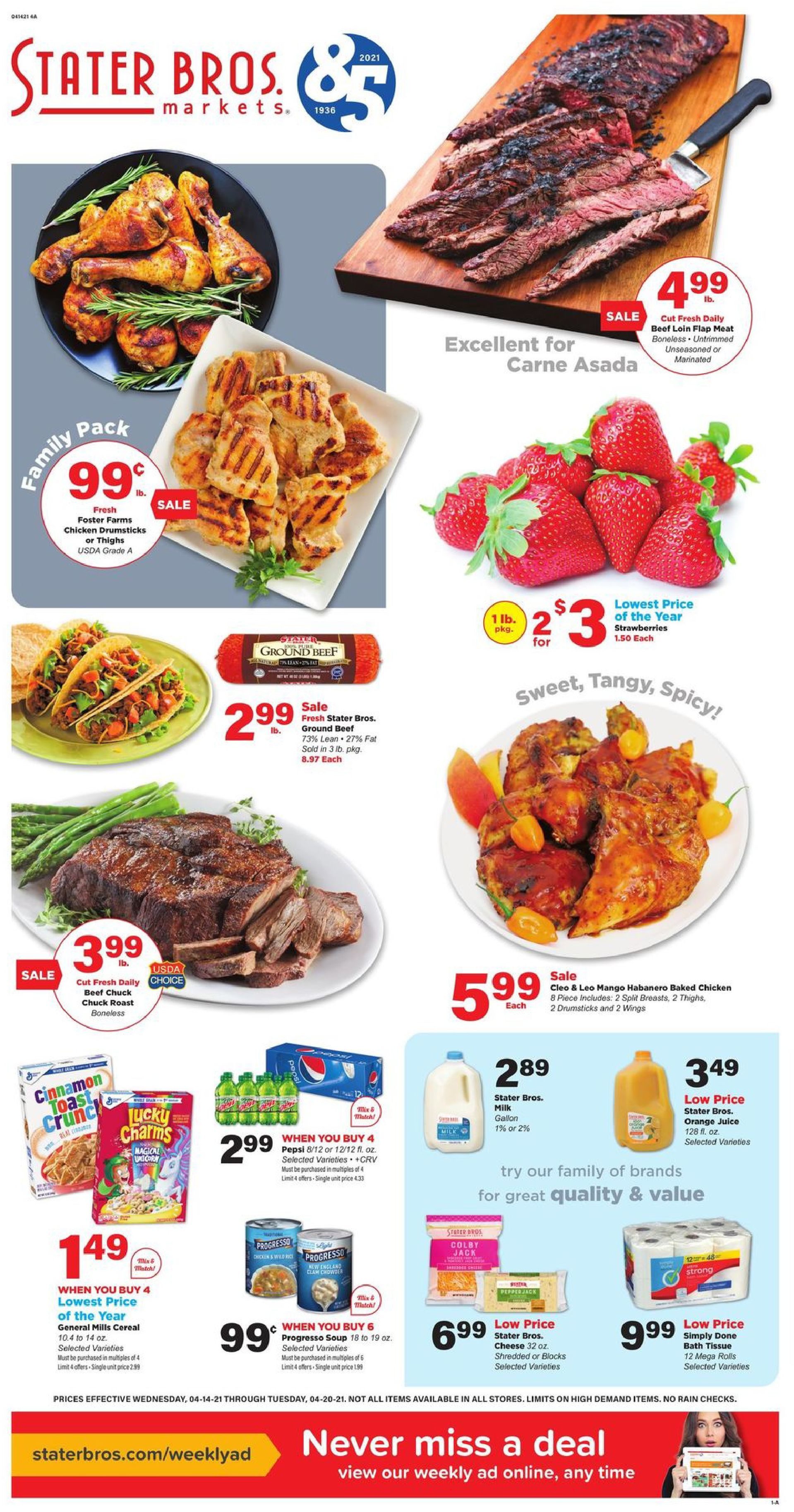 Weekly Ad Stater Bros