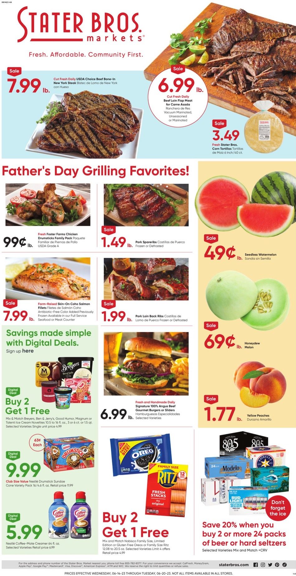 Stater Bros Weekly Ad Jun 14 20, 2023 WeeklyAds2
