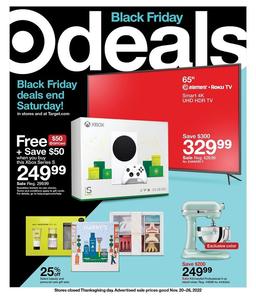 Target Black Friday Ad Nov 20–26, 2022