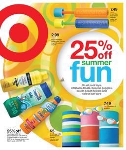 Target Weekly Ad 6/28 2015 Summer Products