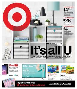 Target Weekly Ad Aug 18–24, 2019