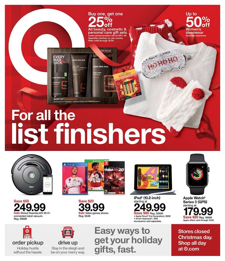 Target Weekly Ad Dec 22 - 28, 2019 page 1