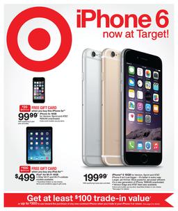 Target Weekly ad Halloween and iPhone 6 Week