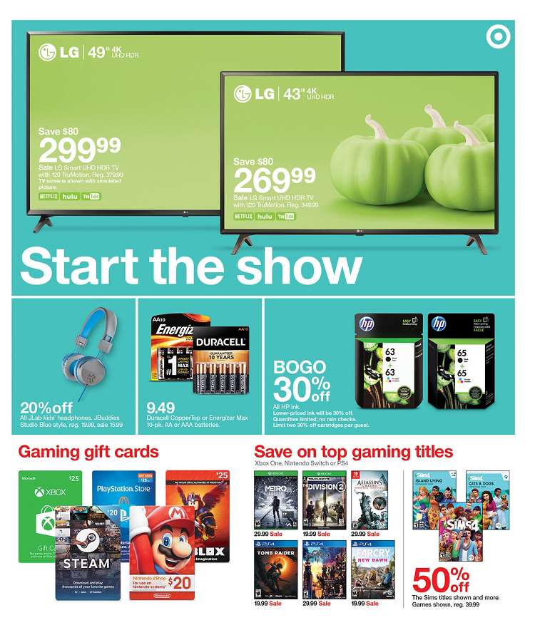Target Weekly Ad page 20