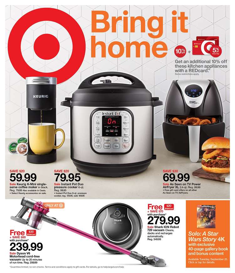 Target Weekly Ad Sep 23 - 29, 2018 page 1