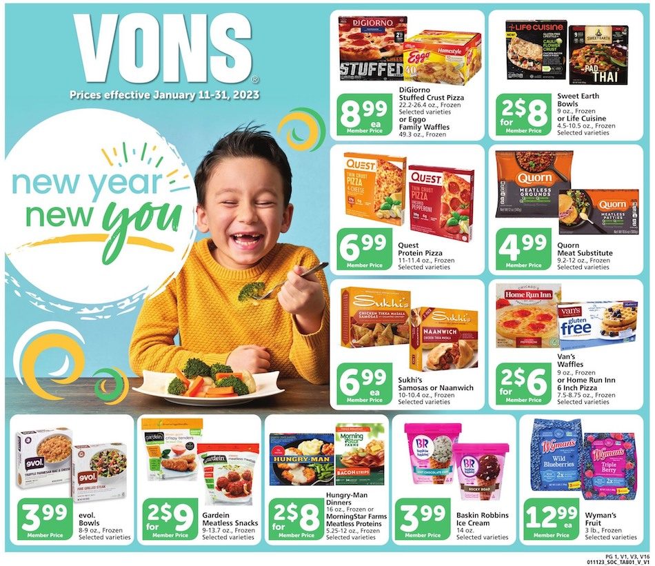 Vons Ad Big Book of Savings Jan 11 31, 2023 WeeklyAds2