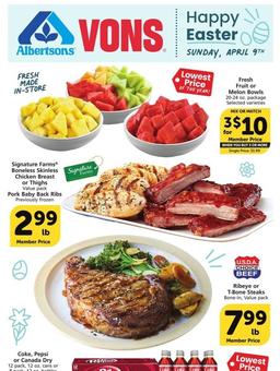 Vons Weekly Ad Easter Apr 5 - 11, 2023