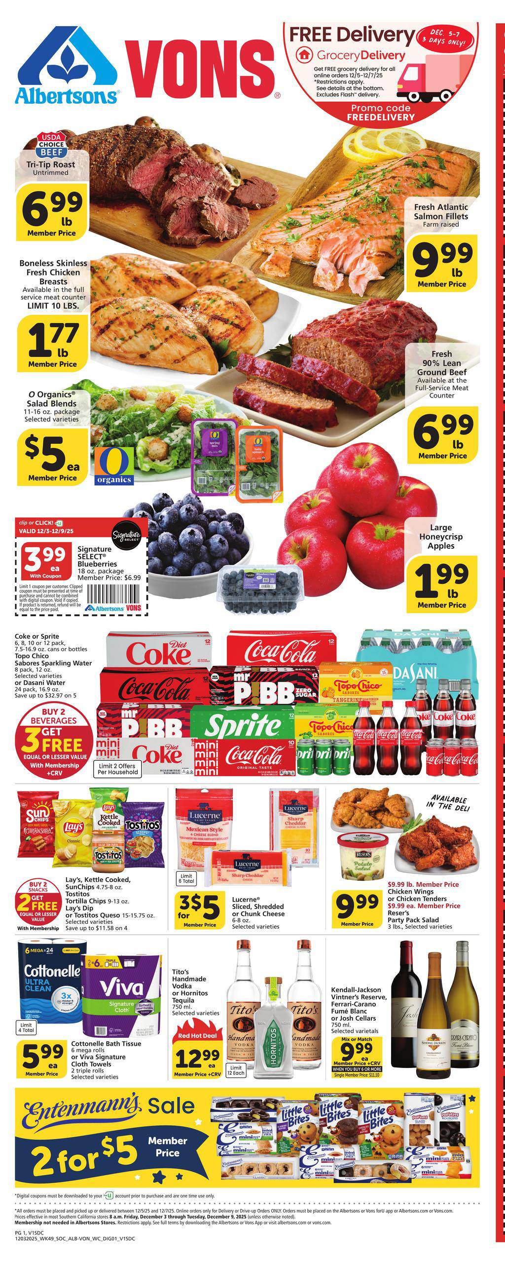 Vons Weekly Ad December 3 - 9, 2025 | WeeklyAds2