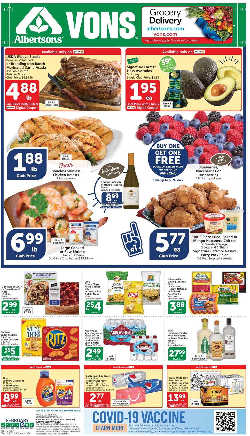 Vons Weekly Ad Feb 3 - 9, 2021 | WeeklyAds2