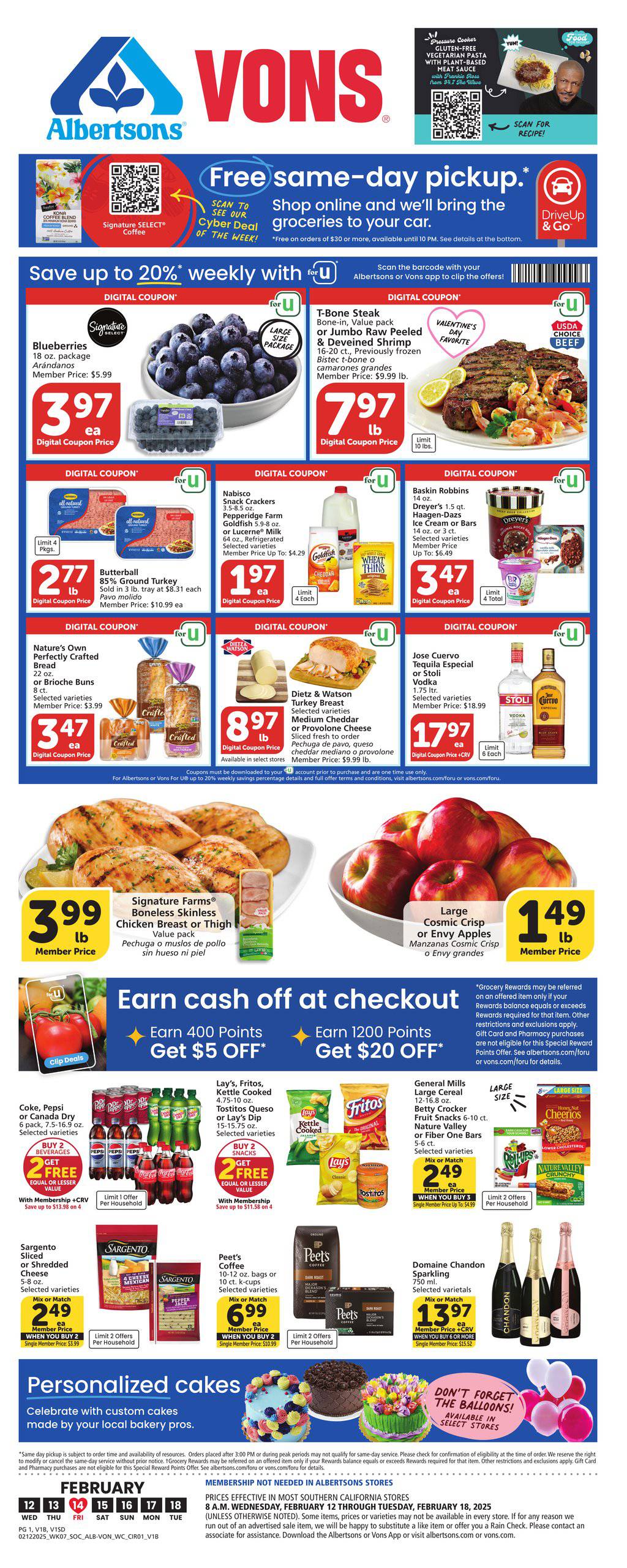 Vons Weekly Ad February 12 - 18, 2025 | WeeklyAds2