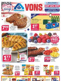 Vons Weekly Ad Jul 1–7, 2020