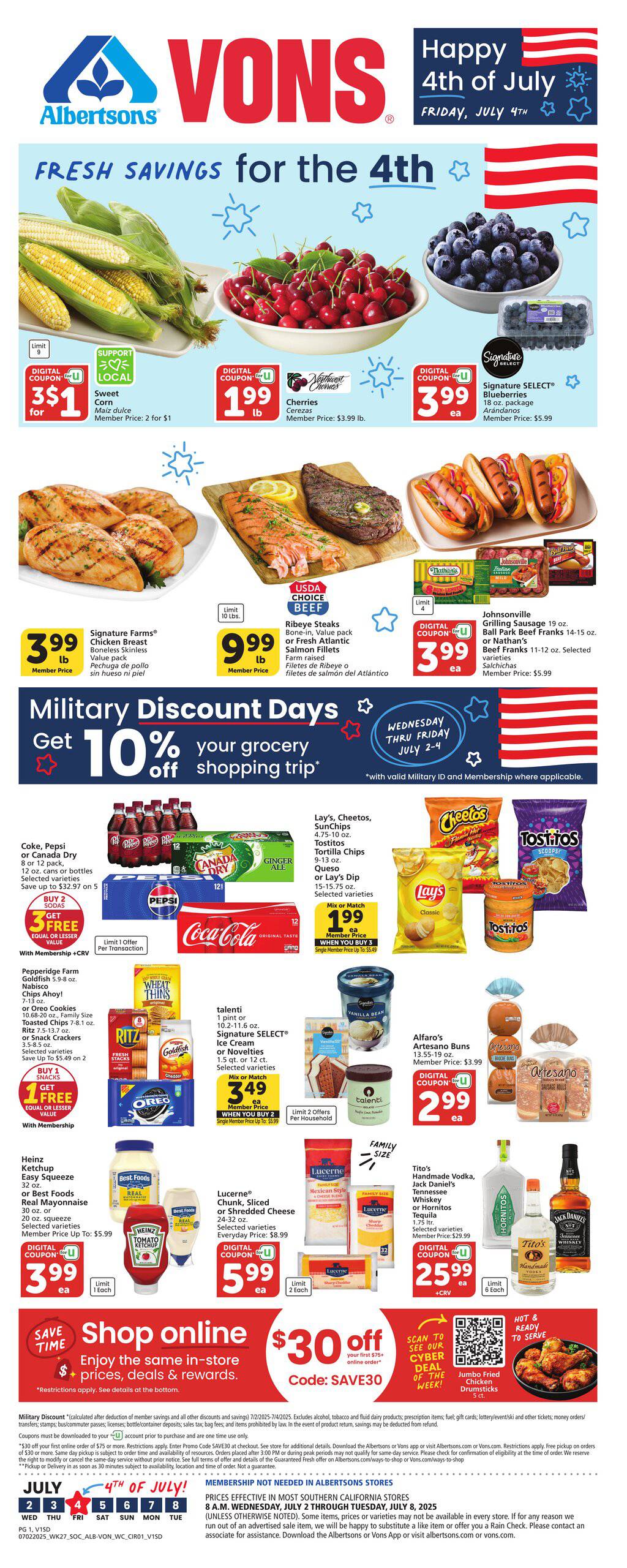 Vons Weekly Ad July 2 - 8, 2025 | WeeklyAds2