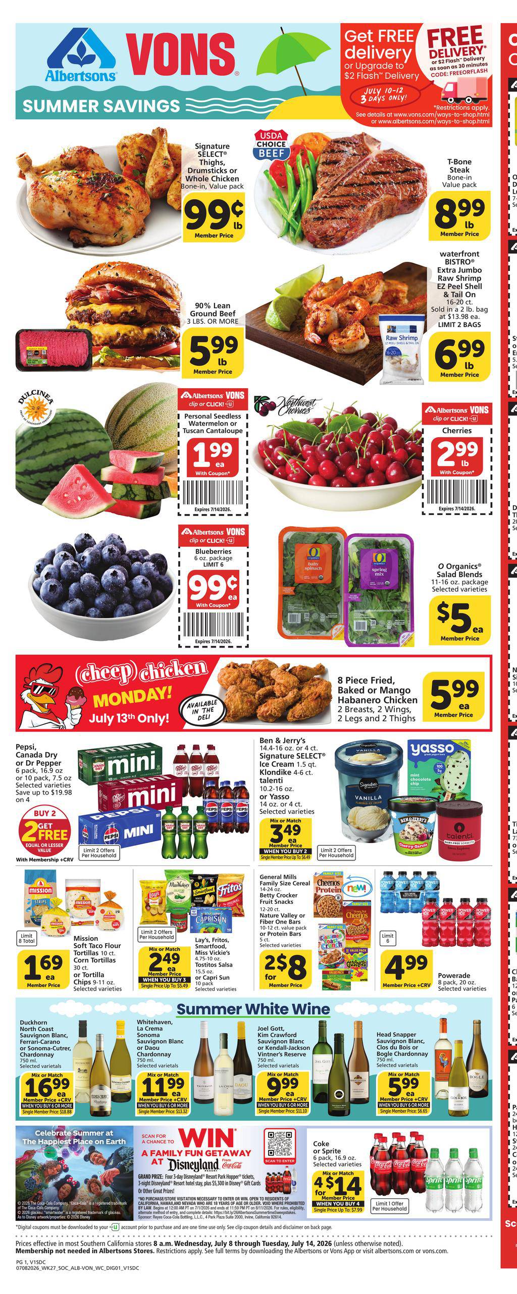 Vons Weekly Ad July 8 - 14, 2026 | WeeklyAds2