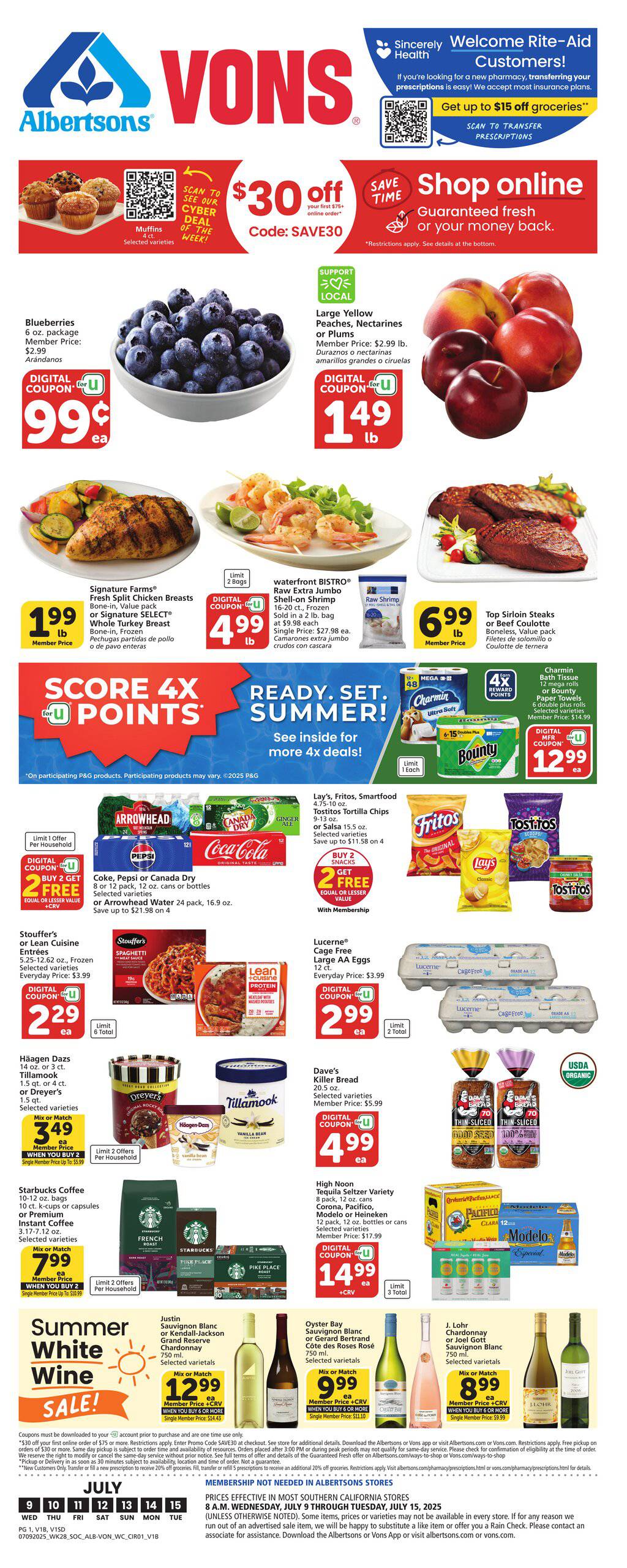 Vons Weekly Ad July 9 - 15, 2025 | WeeklyAds2