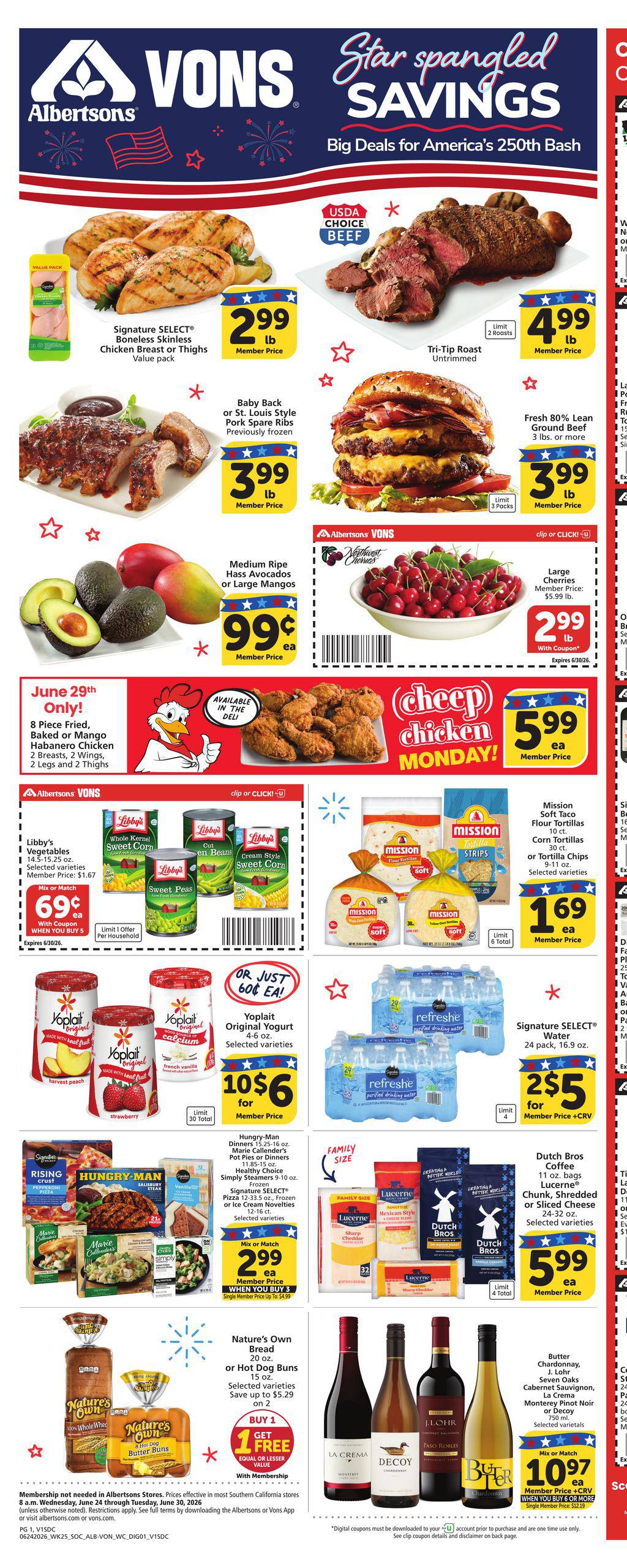 Vons Weekly Ad June 24 - 30, 2026 | WeeklyAds2