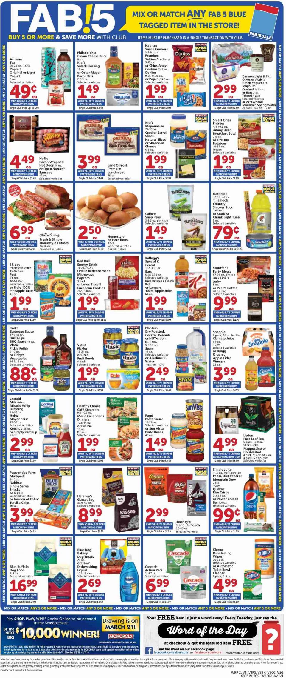 Vons Weekly Ad Mar 6 - 12, 2019 | WeeklyAds2