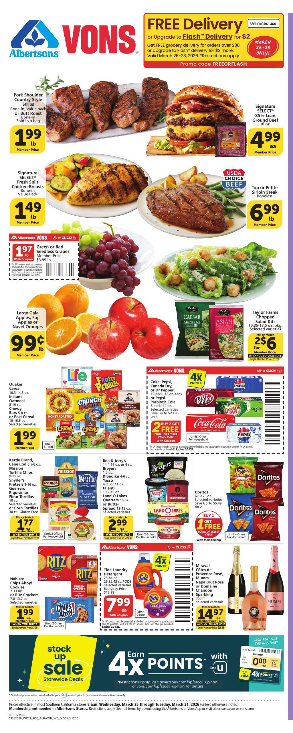 Vons Weekly Ad March 25 - 31, 2026 | WeeklyAds2