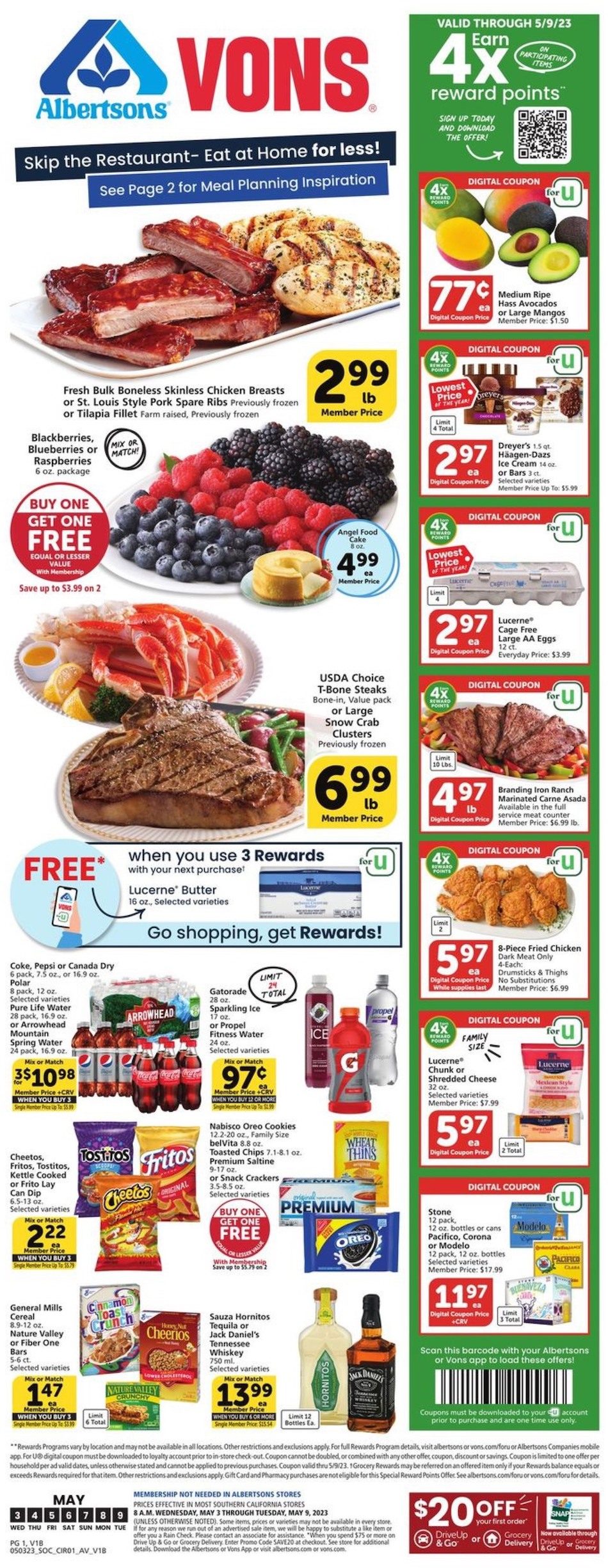 Vons Weekly Ad Sale May 3 - 9, 2023 - WeeklyAds2