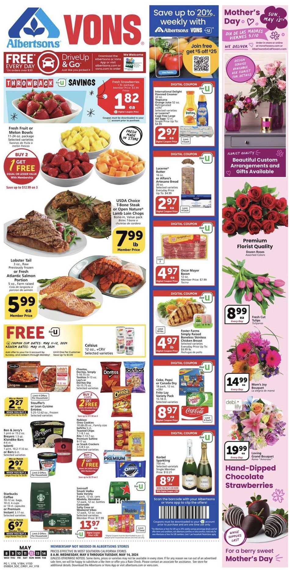 Vons Weekly Ad May 8 14, 2024 WeeklyAds2