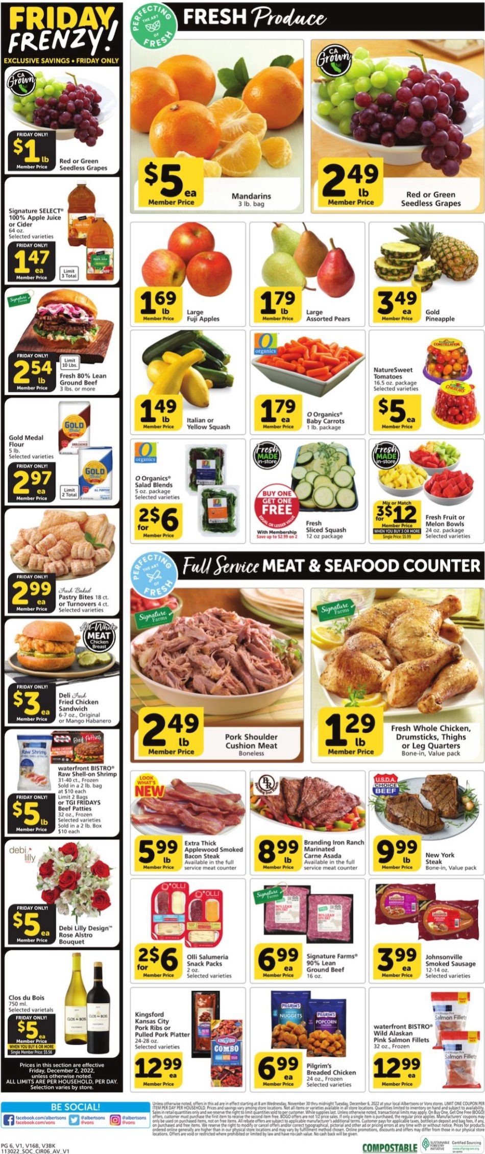 Vons Weekly Ad Nov 30 Dec 6, 2022 WeeklyAds2