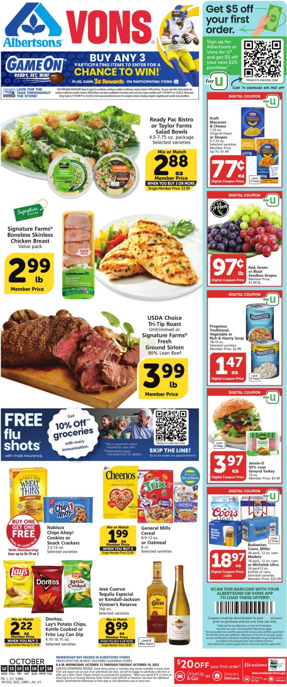 Vons Weekly Ad Oct 12 - 18, 2022 | WeeklyAds2