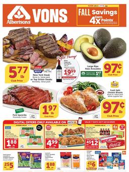 Vons Weekly Ad Oct 7–13, 2020