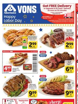 Vons Weekly Ad September 2 - 8, 2026