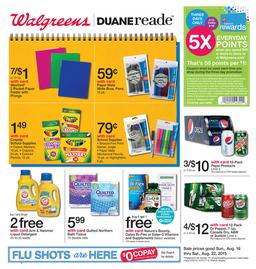 Walgreens Weekly Ad Aug 16 - Aug 22 2015