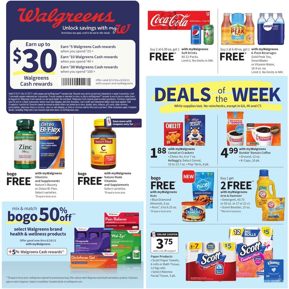 Walgreens Weekly Ad Aug 22 - 28, 2021 - WeeklyAds2